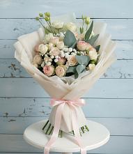 Букет цветов из:  Розы и Лизиантусы #REPLACE_PRED# Бутурлино