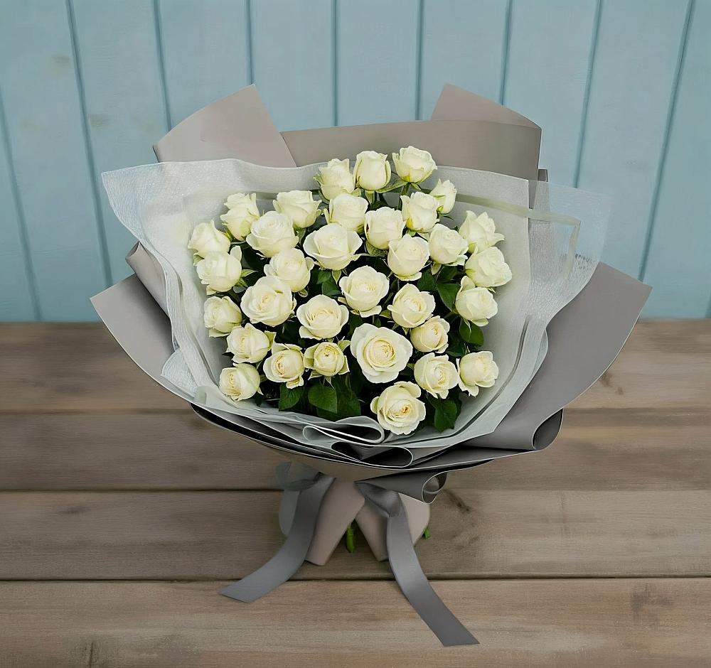 Букет Белоснежная нежность в Бутурлино