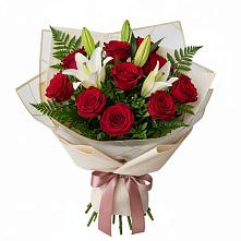 Букет цветов из:  Лилии и Розы в Бутурлино