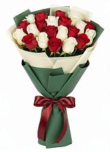 Букет Микс из красных и белых роз #REPLACE_PRED# Бутурлино