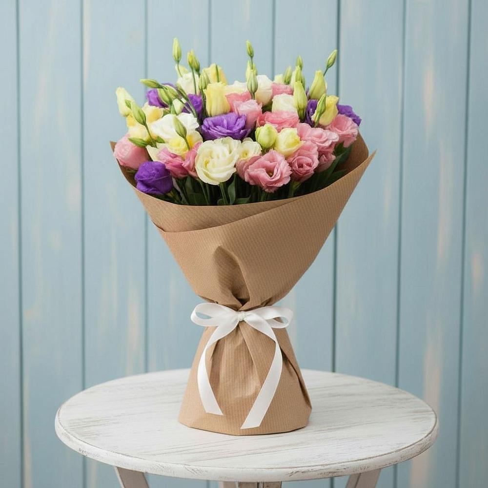 Букет цветов из: Лизиантусы в Бутурлино