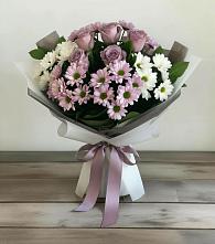 Букет цветов из:  Хризантемы и Розы #REPLACE_PRED# Бутурлино