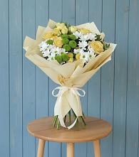 Букет цветов из:  Хризантемы и Розы #REPLACE_PRED# Бутурлино