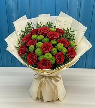 Букет цветов из:  Розы и Хризантемы в Бутурлино