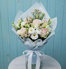 Букет цветов из:  Розы и Лизиантусы #REPLACE_PRED# Бутурлино