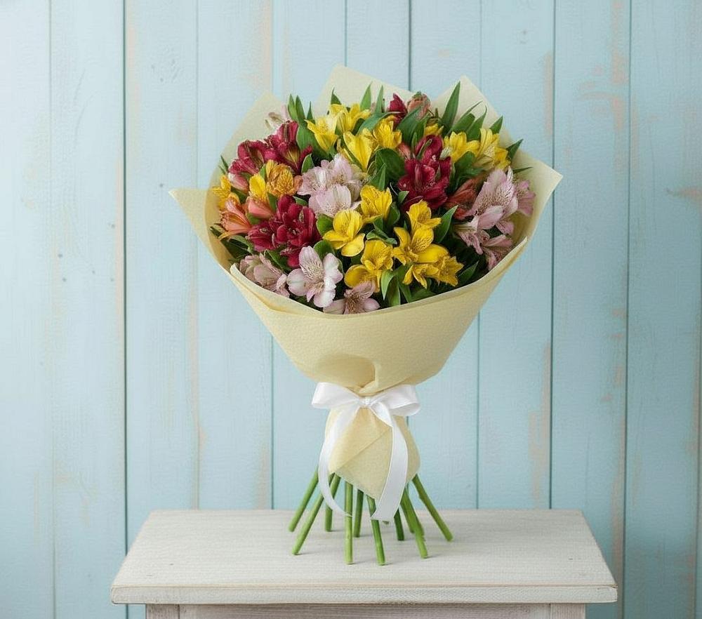 Букет цветов из: Альстромерии в Бутурлино
