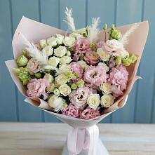 Букет цветов из:  Альстромерии и Розы в Бутурлино