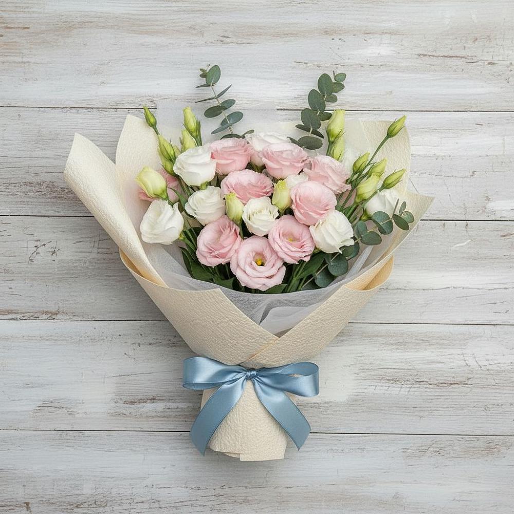 Букет цветов из: Лизиантусы в Бутурлино